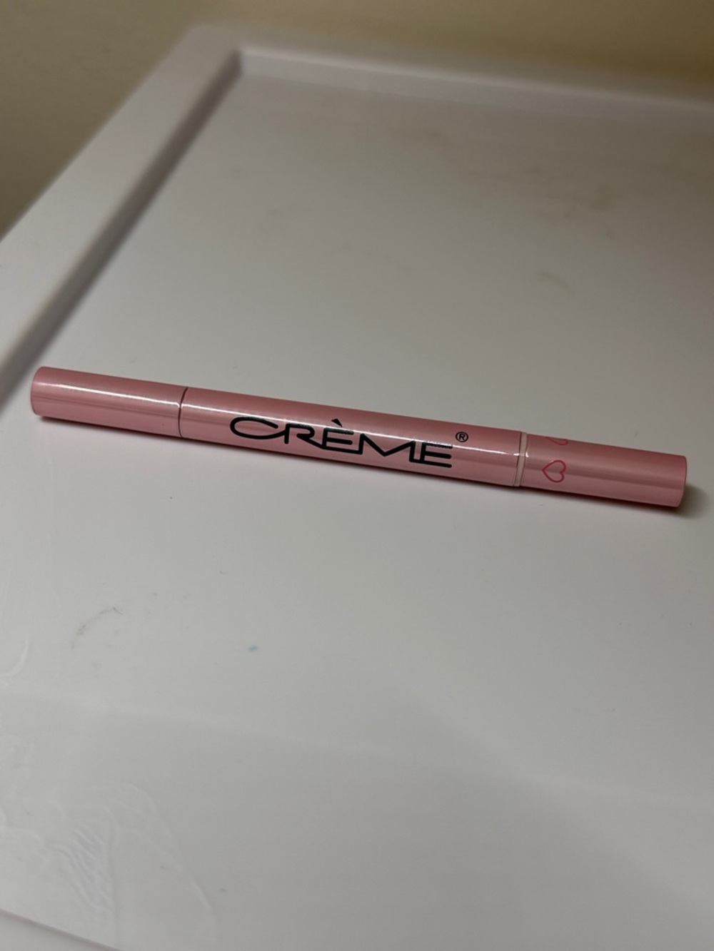 The Creme Faux real freckle stamp deep brown